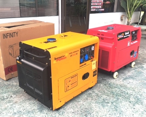 เครื่องปั่นไฟดีเซล 6 KVA.AUTO ATS. (สินค้าใหม่ทนทาน บำรุงรักษา่งาย ประหยัดน้ำมัน รับประกัน 6 เดือน) เครื่องปั่นไฟดีเซล 6 KVA.AUTO ATS. (สินค้าใหม่ทนทาน บำรุงรักษา่งาย ประหยัดน้ำมัน รับประกัน 6 เดือน)