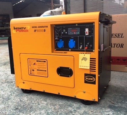 เครื่องปั่นไฟดีเซล 6 KVA.AUTO ATS. (สินค้าใหม่ทนทาน บำรุงรักษา่งาย ประหยัดน้ำมัน รับประกัน 6 เดือน)