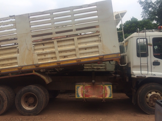 22 ล้อดั้ม ISUZU FXZ320 แรง ปี 50 กระบะเหล็กอู่ซีทีทรัค ลูก 3 เพลาแท้ ราคาเบา ๆ