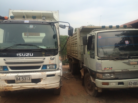 22 ล้อดั้ม ISUZU FXZ320 แรง ปี 50 กระบะเหล็กอู่ซีทีทรัค ลูก 3 เพลาแท้ ราคาเบา ๆ