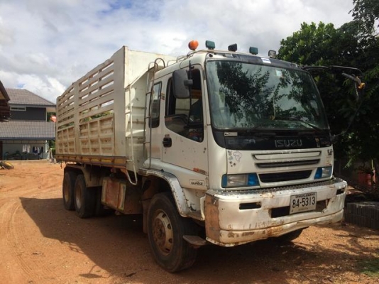 22 ล้อดั้ม ISUZU FXZ320 แรง ปี 50 กระบะเหล็กอู่ซีทีทรัค ลูก 3 เพลาแท้ ราคาเบา ๆ