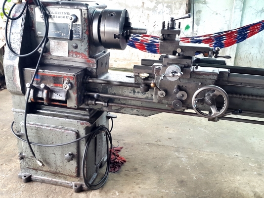 แท่นกลึง 6 ฟุต ต้าชิง 3 เพลา เกียร์บล็อก พร้อมใช้งาน สภาพพร้อมใช้งาน ด่วนๆๆๆ 83,000