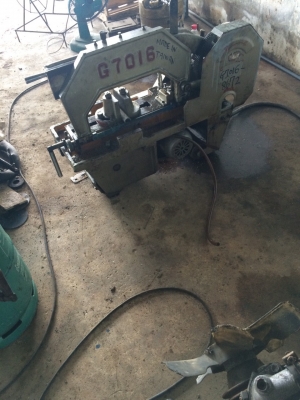 แท่นเลื่อยตัดเหล็กไฟฟ้าพร้อมใชั