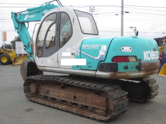 Kobelco SK100-2 มาร์คไฟว์เก่าญี่ปุ่น มีไลน์หัวเจาะ ใบแทรค60ซมหุ้มก้อนยาง
