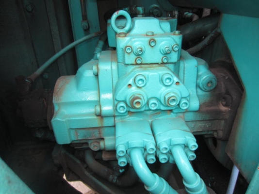 Kobelco SK100-2 มาร์คไฟว์เก่าญี่ปุ่น มีไลน์หัวเจาะ ใบแทรค60ซมหุ้มก้อนยาง