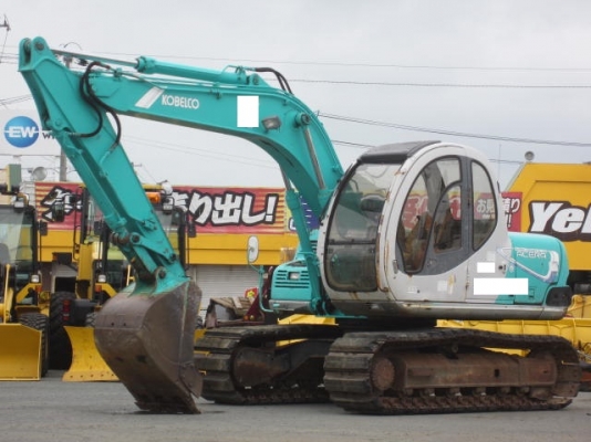 Kobelco SK100-2 มาร์คไฟว์เก่าญี่ปุ่น มีไลน์หัวเจาะ ใบแทรค60ซมหุ้มก้อนยาง