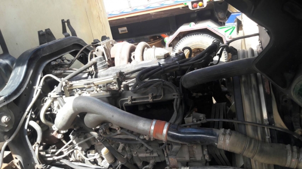 22 ล้อดั้ม ISUZU FXZ320 แรง ปี 50 กระบะเหล็กอู่ สหกิจ ลูก 3 เพลาแท้