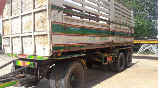 22 ล้อดั้ม ISUZU FXZ320 แรง ปี 50 กระบะเหล็กอู่ สหกิจ ลูก 3 เพลาแท้