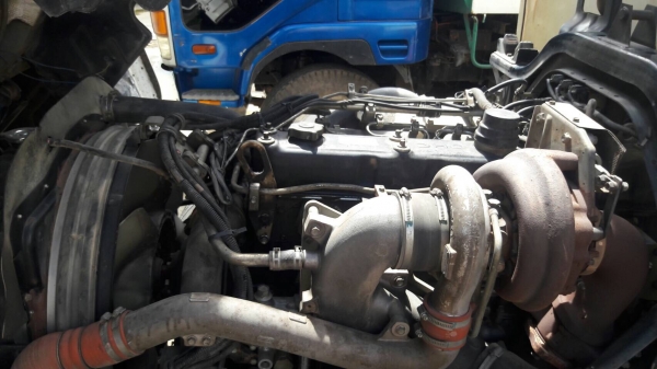 22 ล้อดั้ม ISUZU FXZ320 แรง ปี 50 กระบะเหล็กอู่ สหกิจ ลูก 3 เพลาแท้