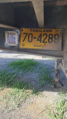 ขายหางพื้นเรียบอู่นนทบุรีเทรลเลอร์ 3 เพลาปี 2554 ราคา 450000
