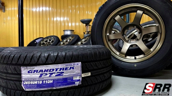 TE37 SUV ขอบ18 พร้อมยาง DUNLOP ชุดละ 29,500 บาท