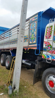 ขายรถพ่วงดัมพ์ ISUZU เครื่อง 300 แรง ปี 52 กระบะดัมพ์มิเนียม ลูก 3 เพลาแท้