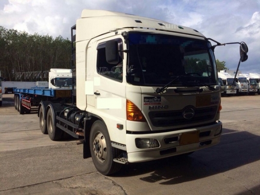 หัวลากยี่ห้ออีโน่ รุ่น FM1JKKA แก๊ซ CNG ลงเล่มเรียบร้อยแล้ว พร้อมหาง 3 เพลาของสามมิตรแท้ ติดแก๊ซจากโ