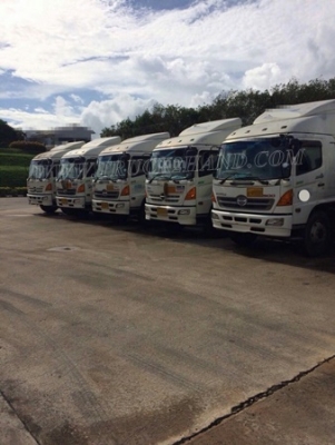 หัวลากยี่ห้ออีโน่ รุ่น FM1JKKA แก๊ซ CNG ลงเล่มเรียบร้อยแล้ว พร้อมหาง 3 เพลาของสามมิตรแท้ ติดแก๊ซจากโ