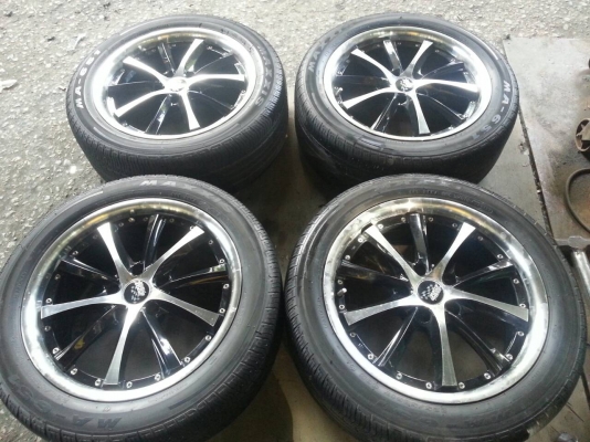 MAX SSW ขอบ 17 ET40 5รู 114 พร้อมยางMAXXIS 225-50-17 ปลายปี13