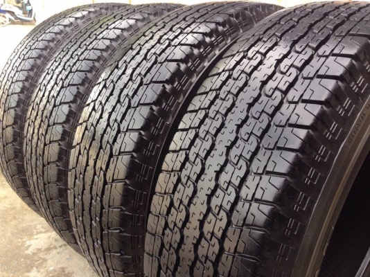 ยาง Bridgstone 245-70-16 ปี 15 ครบชุด 4 เส้น 7500  สภาพสวยๆไม่มีปะไม่บวมไม่กินข้าง ดอกยางเหลือเยอะเอาไปวิ่งกันใด้อีกยาวค่ะ