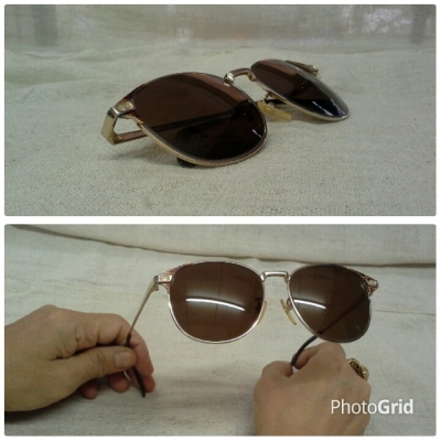 แว่นตาวินเทจโกลด์ฟิลด์ระดับตำนานแห่งเกาะอังกฤษ  Vintage OXFORD handmde in England  14K  ไซซ์หล่อใหญ่!
