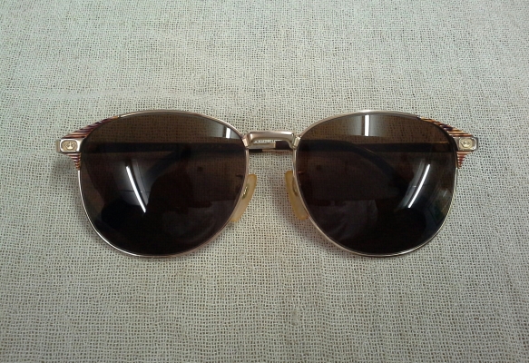 แว่นตาวินเทจโกลด์ฟิลด์ระดับตำนานแห่งเกาะอังกฤษ  Vintage OXFORD handmde in England  14K  ไซซ์หล่อใหญ่!