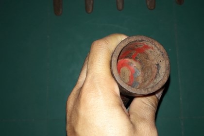 ขายขวานขุดขวานโยนงานเก่าโบราณตราปลาเพชร