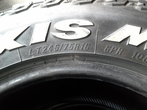Maxxis MT ขนาด 245/75/16 ปี13 สภาพสวยๆ 1ชุด