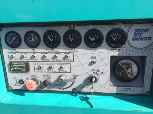 Denyo DIS685ESS-D Dry Air ปี 2011 ใช้งานแค่ 638 ชม. ลม 7 บาร์ จากญี่ปุ่น สวยมาก ๆ ครับ Denyo DIS685ESS-D Dry Air ปี 2011 ใช้งานแค่ 638 ชม. ลม 7 บาร์ จากญี่ปุ่น สวยมาก ๆ ครับ