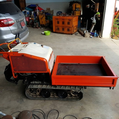 ขายรถบรรทุกตีนตะขาบยืนขับเก่านอก แทรคยาง บรรทุก300กิโล รถดีไม่พุเครื่องแรง พร้อมใช้งาน