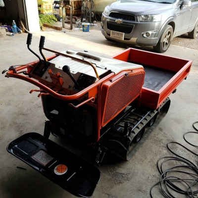 ขายรถบรรทุกตีนตะขาบยืนขับเก่านอก แทรคยาง บรรทุก300กิโล รถดีไม่พุเครื่องแรง พร้อมใช้งาน