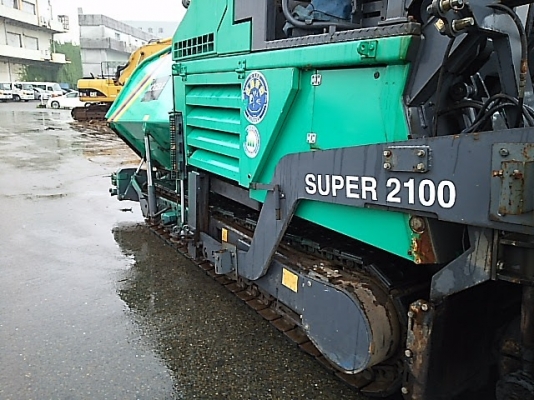 Vogele SUPER 2100 ปูได้ 9 เมตรพร้อมชุดต่อ นำเข้าจากญี่ปุ่น ถึงไทยเร็ว ๆ นี้