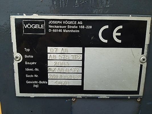 Vogele SUPER 2100 ปูได้ 9 เมตรพร้อมชุดต่อ นำเข้าจากญี่ปุ่น ถึงไทยเร็ว ๆ นี้