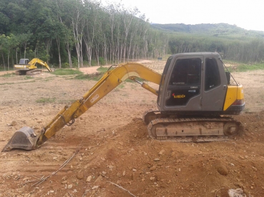 ขายรถแบคโฮ KOBELCO SK60-/// ระบบไฟเต็ม มีระบบปรับคอลโทรล ราคา 470000