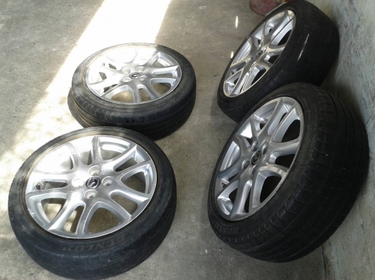 ล้อมาสด้า ขอบ16นิ้ว4รู100 พร้อมยาง ชุดนี้ ราคา 5900 บาท