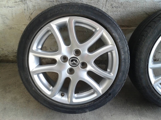 ล้อมาสด้า ขอบ16นิ้ว4รู100 พร้อมยาง ชุดนี้ ราคา 5900 บาท