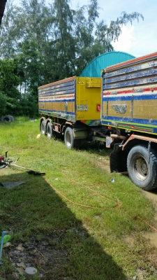 ขายรถพ่วงดัมพ์ Hino mega เครื่อง 260 ปี 54 CNG โรงงาน ดัมพ์มิเนียมแม่ลูกอู่เปี๊ยกบ้านโป่ง ลูก 3 เพลา ทะเบียนพร้อม ขายรถพ่วงดัมพ์ Hino mega เครื่อง 260 ปี 54 CNG โรงงาน ดัมพ์มิเนียมแม่ลูกอู่เปี๊ยกบ้านโป่ง ลูก 3 เพลา ทะเบียนพร้อม