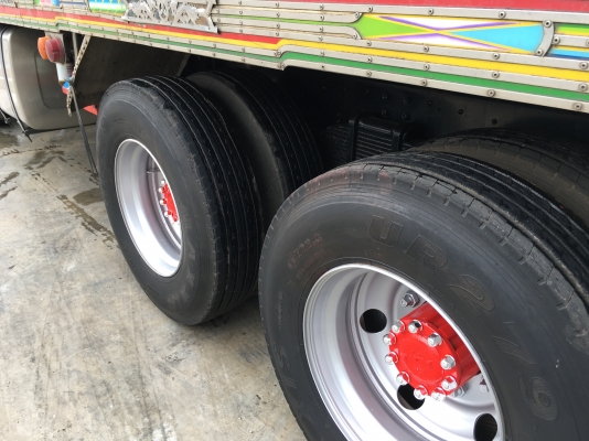 ขายด่วนรถพ่วง320พ่วงดั้มเนียมอู่เบิ้ม ปี51 ลูก3เพลา บรรทุกข้าว