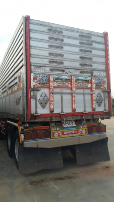 ขายด่วนรถพ่วง320พ่วงดั้มเนียมอู่เบิ้ม ปี51 ลูก3เพลา บรรทุกข้าว