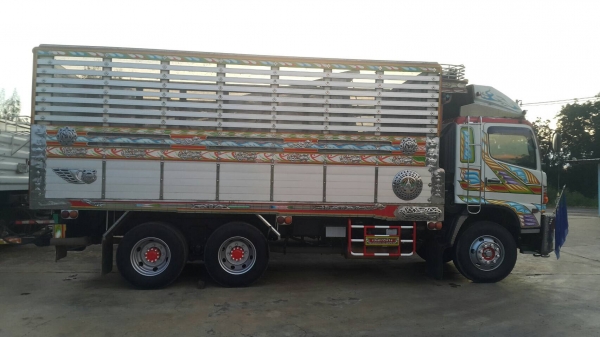 ขายด่วนรถพ่วง320พ่วงดั้มเนียมอู่เบิ้ม ปี51 ลูก3เพลา บรรทุกข้าว