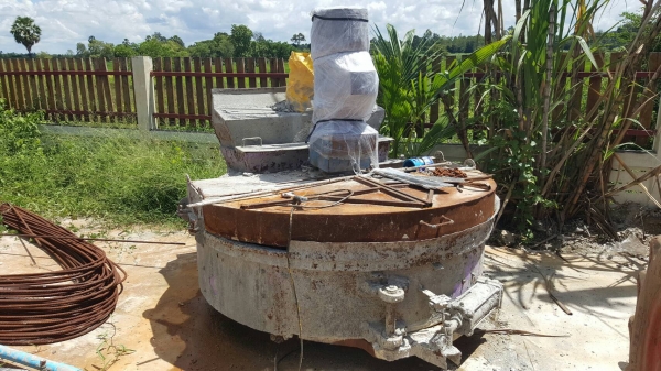 ขาย โม่ปูน สำหรับแพนท์ปูน 0.5 คิว พร้อมมอเตอร์ใหม่ ราคาคุยกันได้ครับ