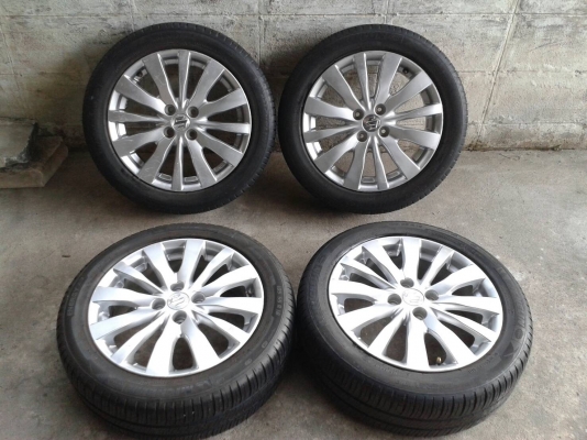 ล้อซููซูกิ ขอบ16นิ้ว4รู100 พร้อมยาง ชุดนี้ ราคา 6200 บาท