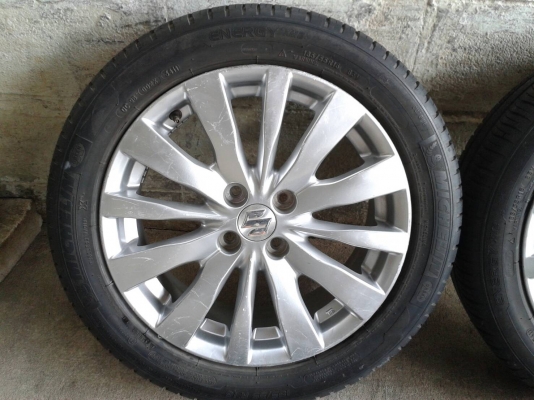 ล้อซููซูกิ ขอบ16นิ้ว4รู100 พร้อมยาง ชุดนี้ ราคา 6200 บาท