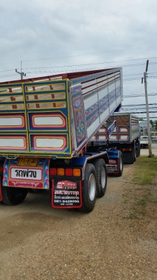 ขายรถพ่วงดัมพ์ ISUZU เครื่อง 300 แรง ปี 52 กระบะดัมพ์มิเนียม ลูก 3 เพลาแท้