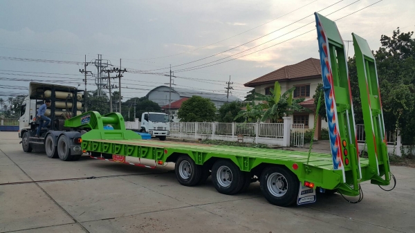 ขายหางเทรลเลอร์โลเบต3เพลาคอโค้ง