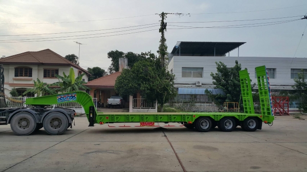 ขายหางเทรลเลอร์โลเบต3เพลาคอโค้ง