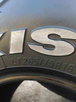 ขายยาง Mud MAXXIS 265/75/16 ขายยาง Mud MAXXIS 265/75/16