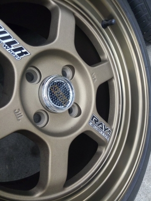 แม็กใหม่ TE37 ขอบ 15 กว้าง 8 พร้อมยาง 9900 บาท