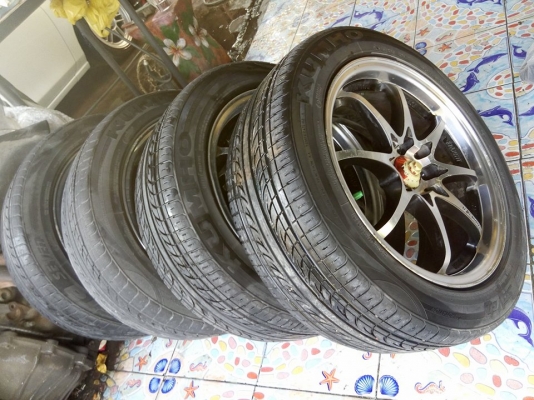 CE28 ขอบ 16 กว้าง 7 ออฟ 40 พร้อมยาง 5500 บาท
