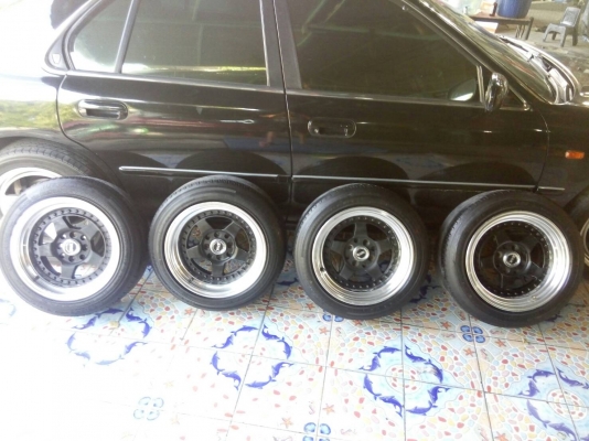 XXR ขอบ 15 กว้าง 8.25 ออฟ 20 พร้อมยาง