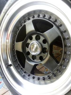 XXR ขอบ 15 กว้าง 8.25 ออฟ 20 พร้อมยาง