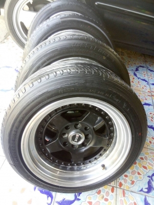 XXR ขอบ 15 กว้าง 8.25 ออฟ 20 พร้อมยาง