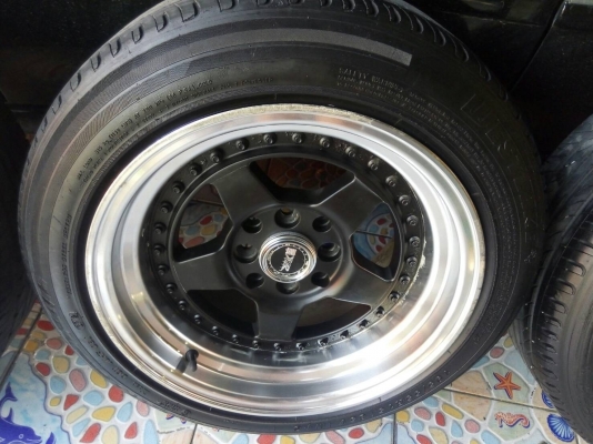 XXR ขอบ 15 กว้าง 8.25 ออฟ 20 พร้อมยาง