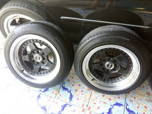 XXR ขอบ 15 กว้าง 8.25 ออฟ 20 พร้อมยาง